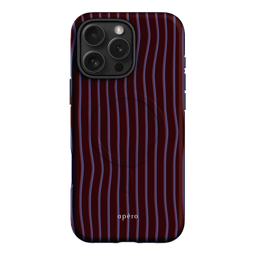 Panama Burgundy Printed Phone Cases iPhone 16 Pro Max / Armoured MagSafe by Apero - The Dairy