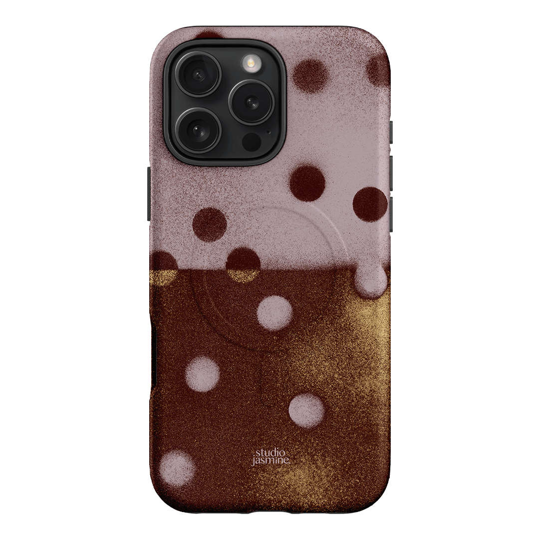 Rust Polka Dot Printed Phone Cases iPhone 16 Pro Max / Armoured MagSafe by Jasmine Dowling - The Dairy