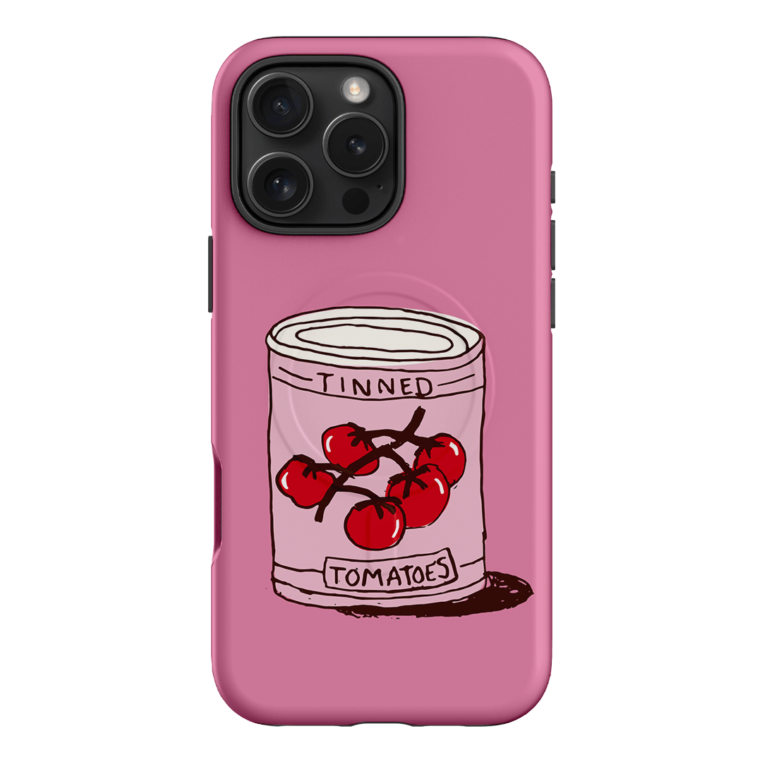 Saucy Pink Printed Phone Cases iPhone 16 Pro Max / Armoured MagSafe by The Dairy - The Dairy