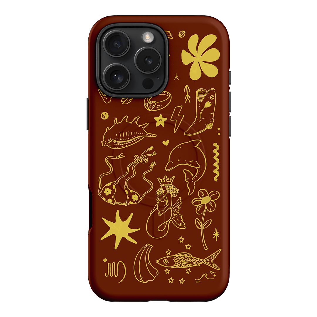 Spiced Cowboy Chocolate Printed Phone Cases iPhone 16 Pro Max / Armoured MagSafe by Easty Beasty - The Dairy