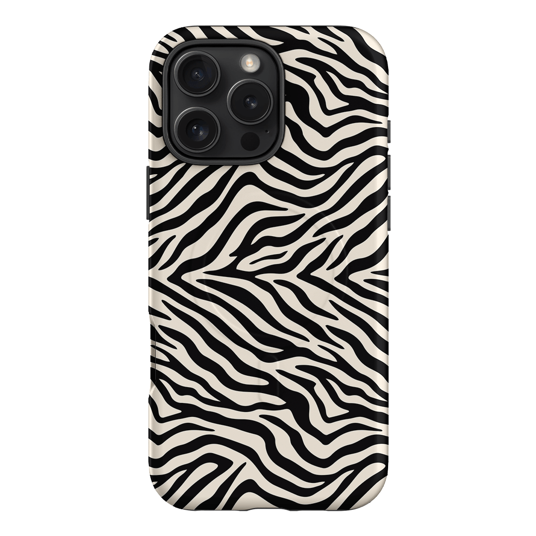 Zebra Ink Printed Phone Cases iPhone 16 Pro Max / Armoured MagSafe by The Dairy - The Dairy
