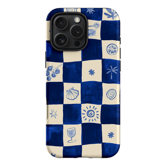 Afternoon Mezze Azure Printed Phone Cases iPhone 16 Pro Max / Armoured by Charlie Taylor - The Dairy
