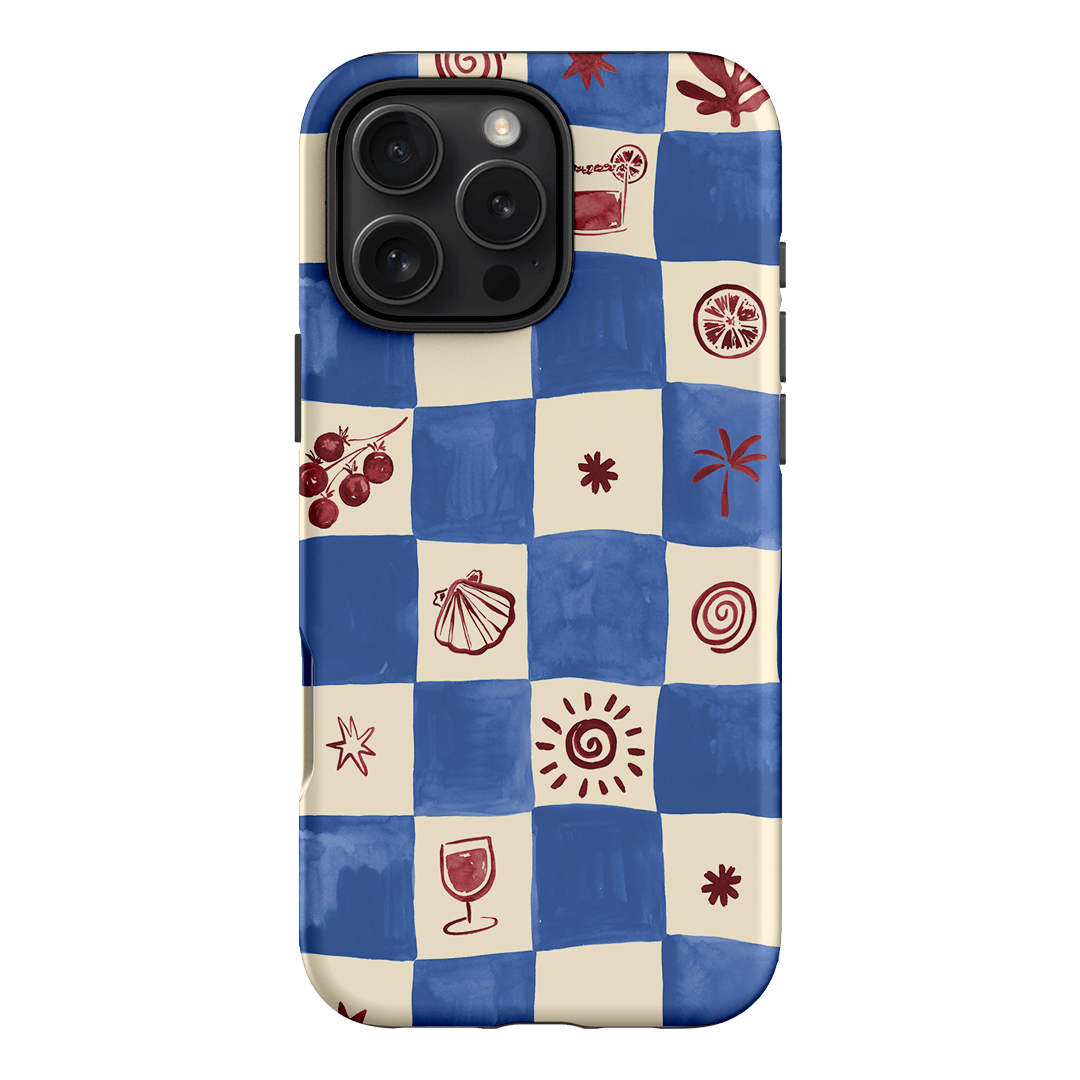 Afternoon Mezze Cornflower Printed Phone Cases iPhone 16 Pro Max / Armoured by Charlie Taylor - The Dairy