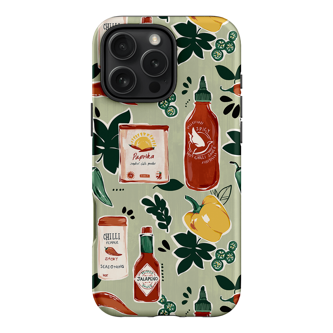 Chilli Pepper Printed Phone Cases iPhone 16 Pro Max / Armoured by Charlie Taylor - The Dairy