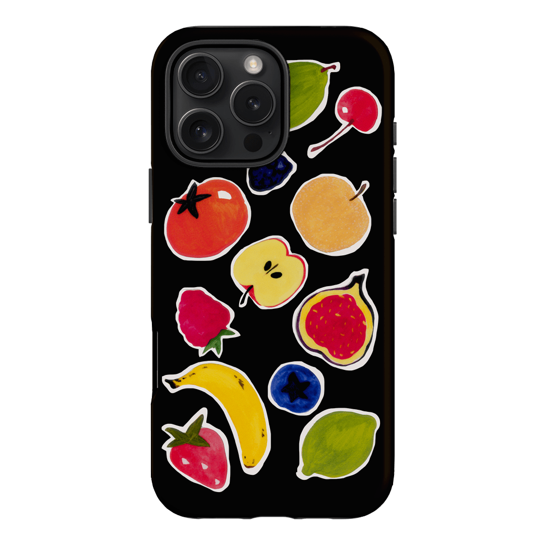 Fruit Stickers Printed Phone Cases iPhone 16 Pro Max / Armoured by Studio Bon - The Dairy