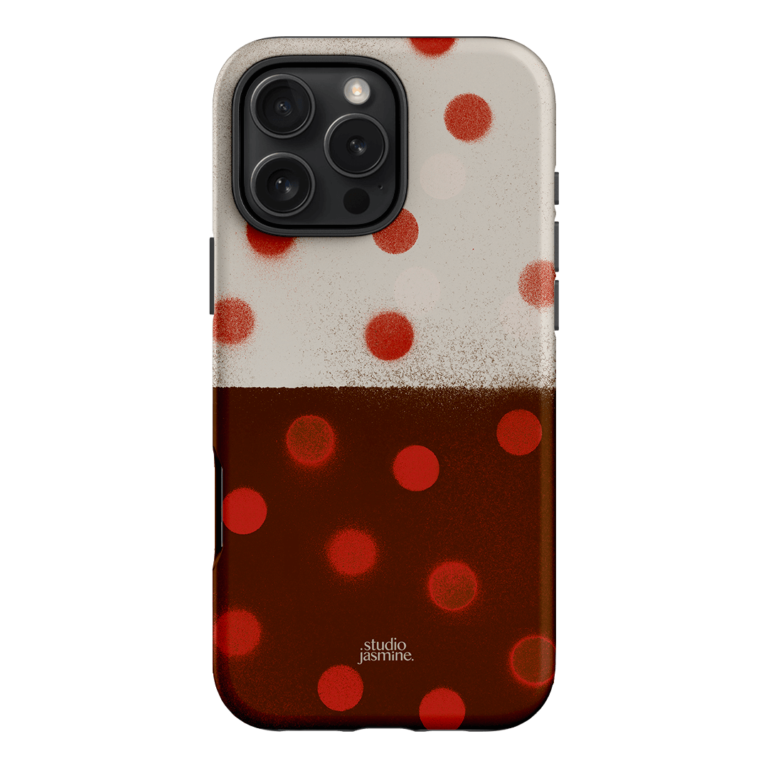 Ladybug Polka Dot Printed Phone Cases iPhone 16 Pro Max / Armoured by Jasmine Dowling - The Dairy