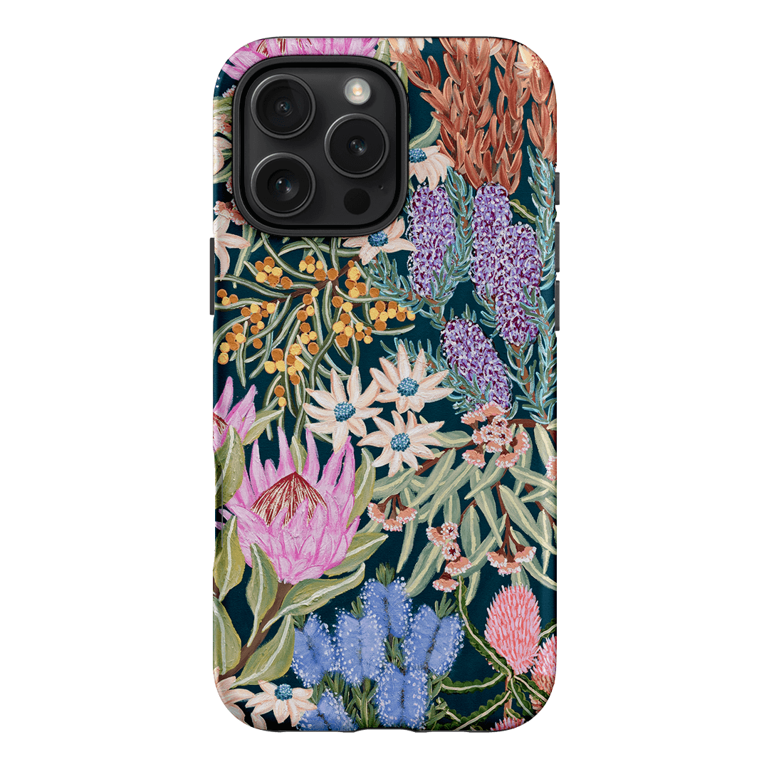 Moonlit Floral Printed Phone Cases iPhone 16 Pro Max / Armoured by Amy Gibbs - The Dairy