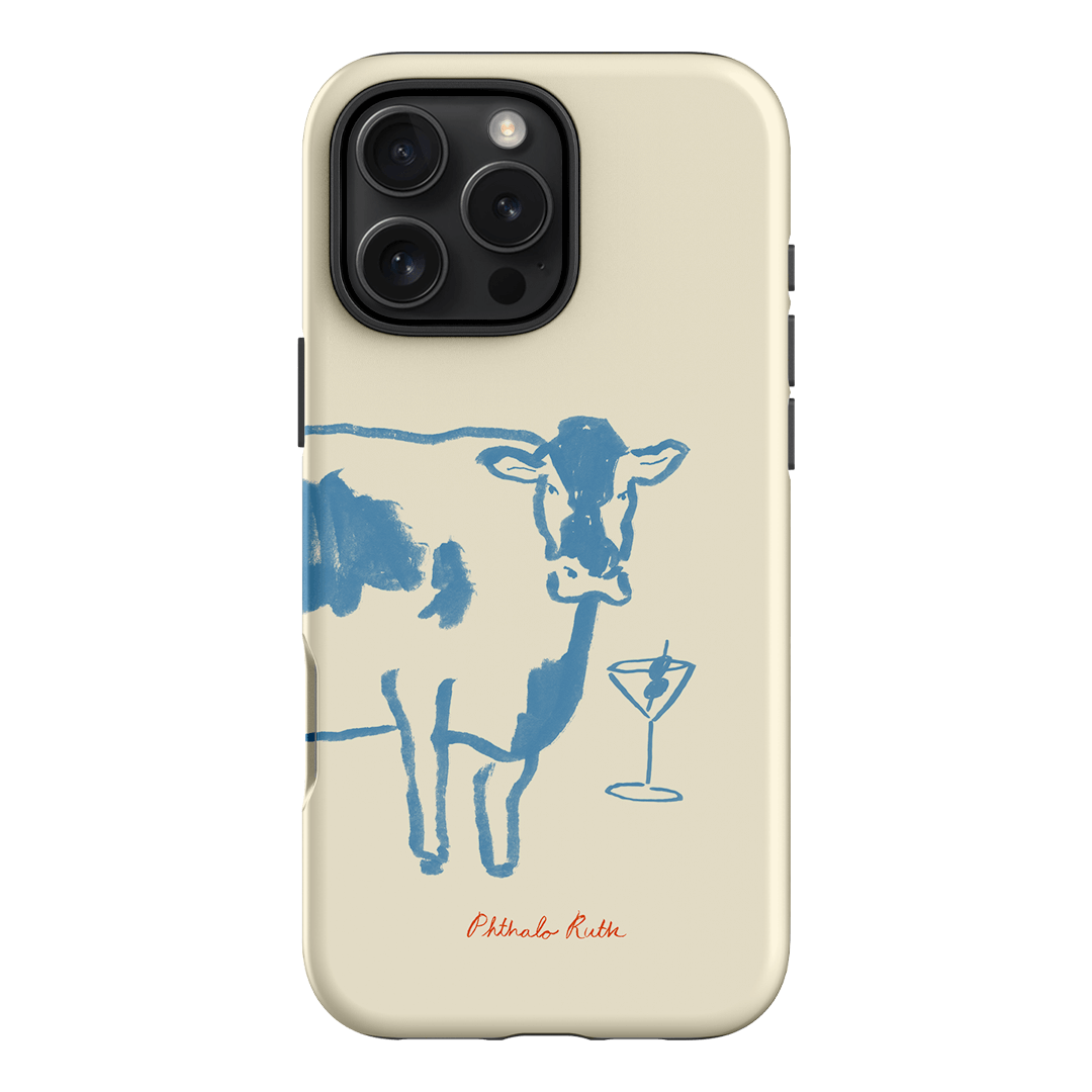 Mootini Blue Printed Phone Cases by Phthalo Ruth - The Dairy
