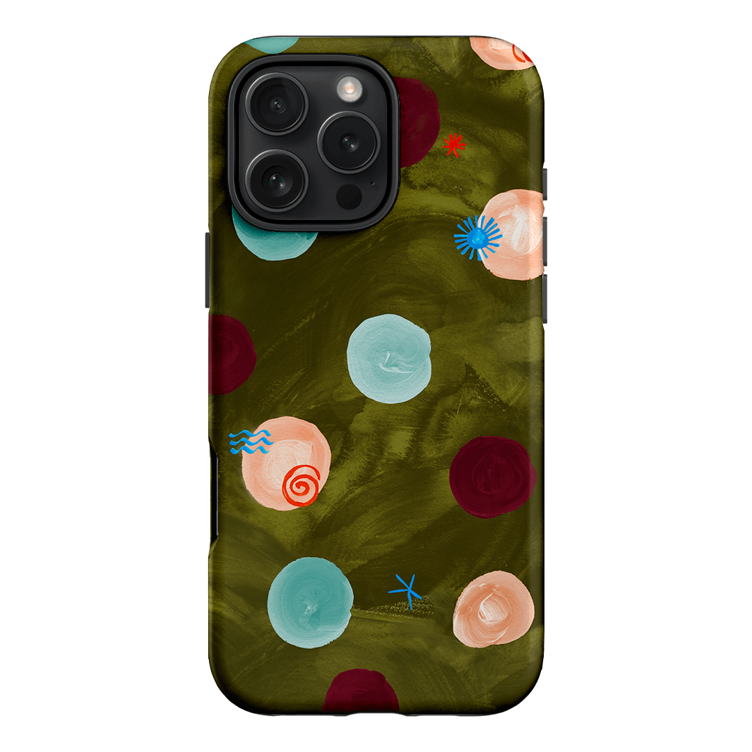 Olive Spot Printed Phone Cases iPhone 16 Pro Max / Armoured by Charlie Taylor - The Dairy