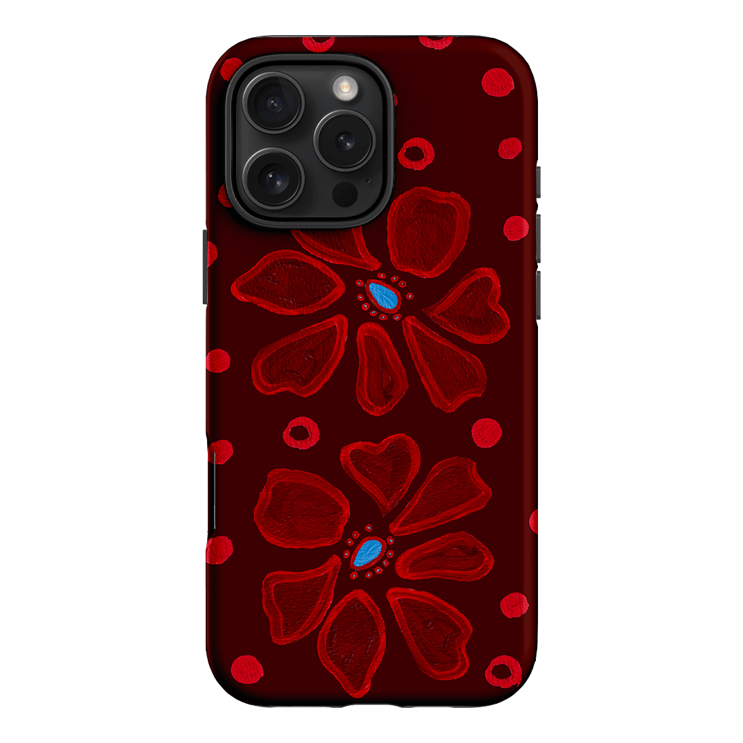 Painted Petal Rouge Printed Phone Cases iPhone 16 Pro Max / Armoured by BG. Studio - The Dairy