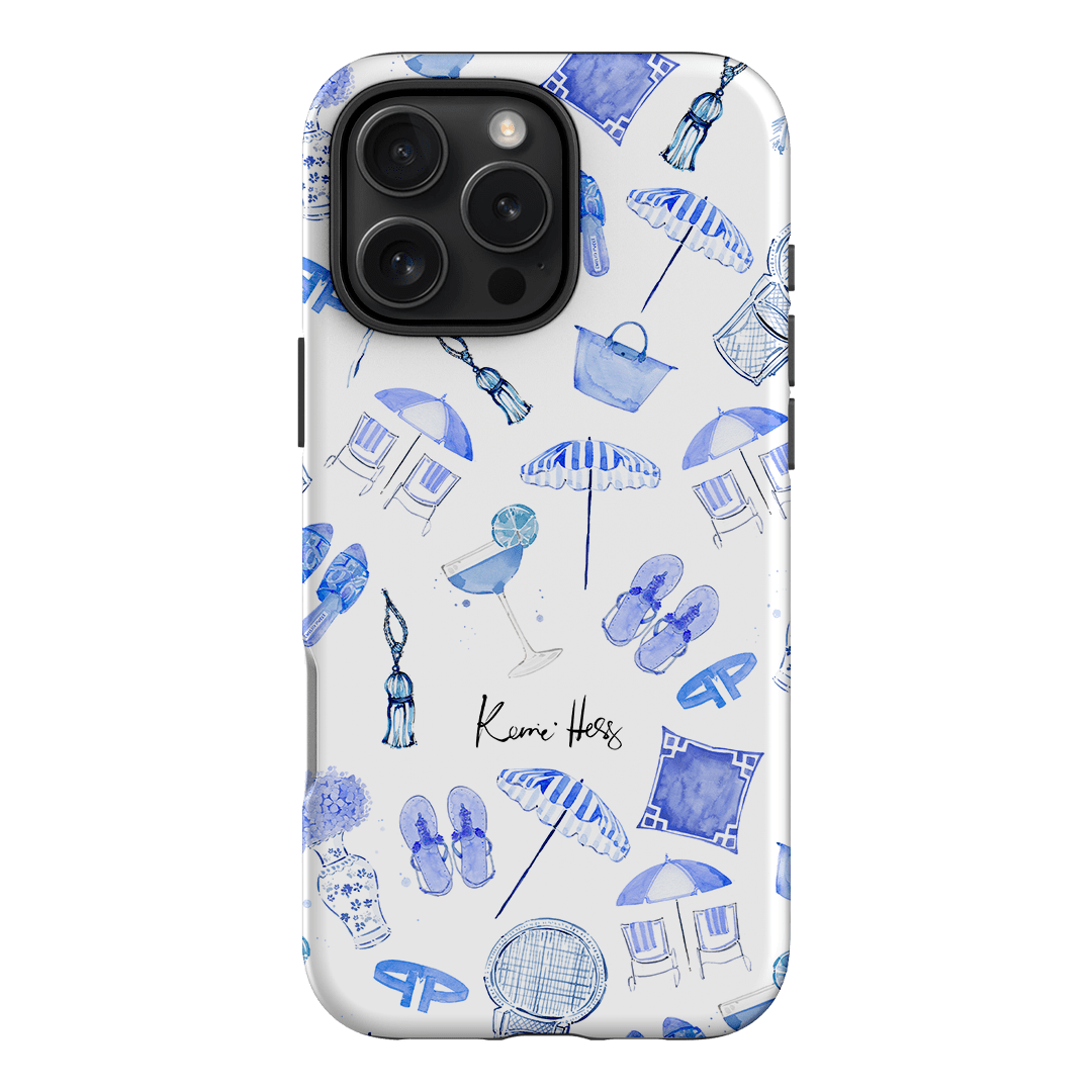 Santorini Printed Phone Cases iPhone 16 Pro Max / Armoured by Kerrie Hess - The Dairy