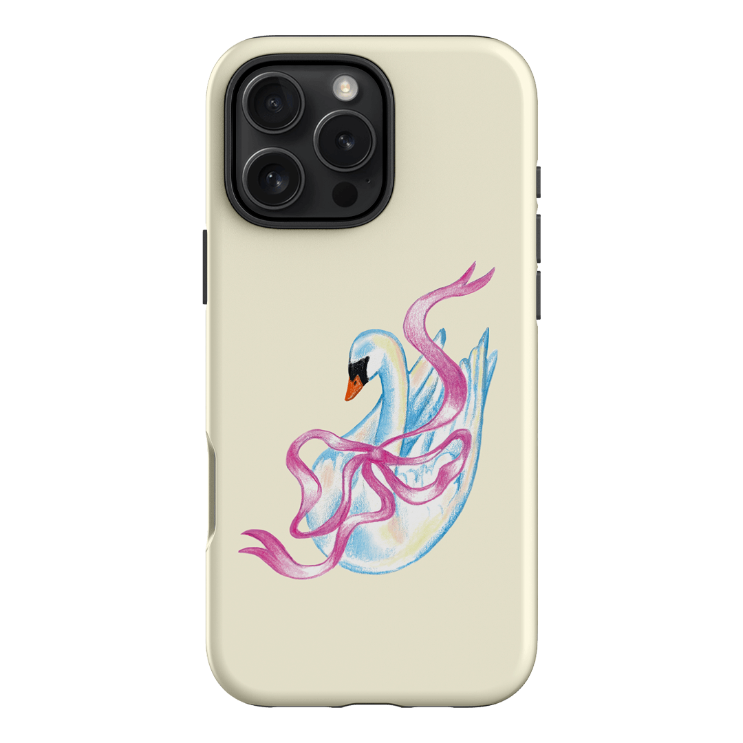 Satin Swan Printed Phone Cases iPhone 16 Pro Max / Armoured by Femke Studio - The Dairy