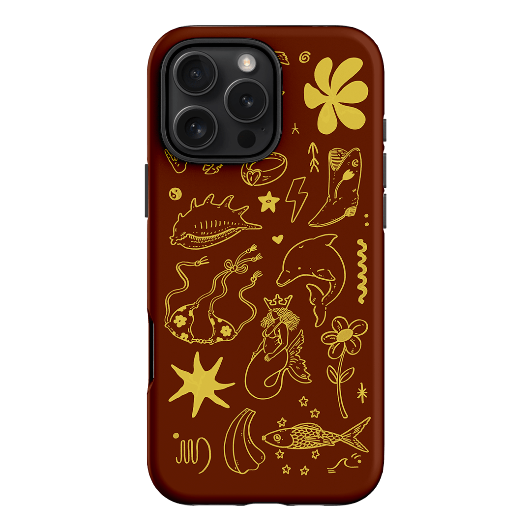 Spiced Cowboy Chocolate Printed Phone Cases iPhone 16 Pro Max / Armoured by Easty Beasty - The Dairy