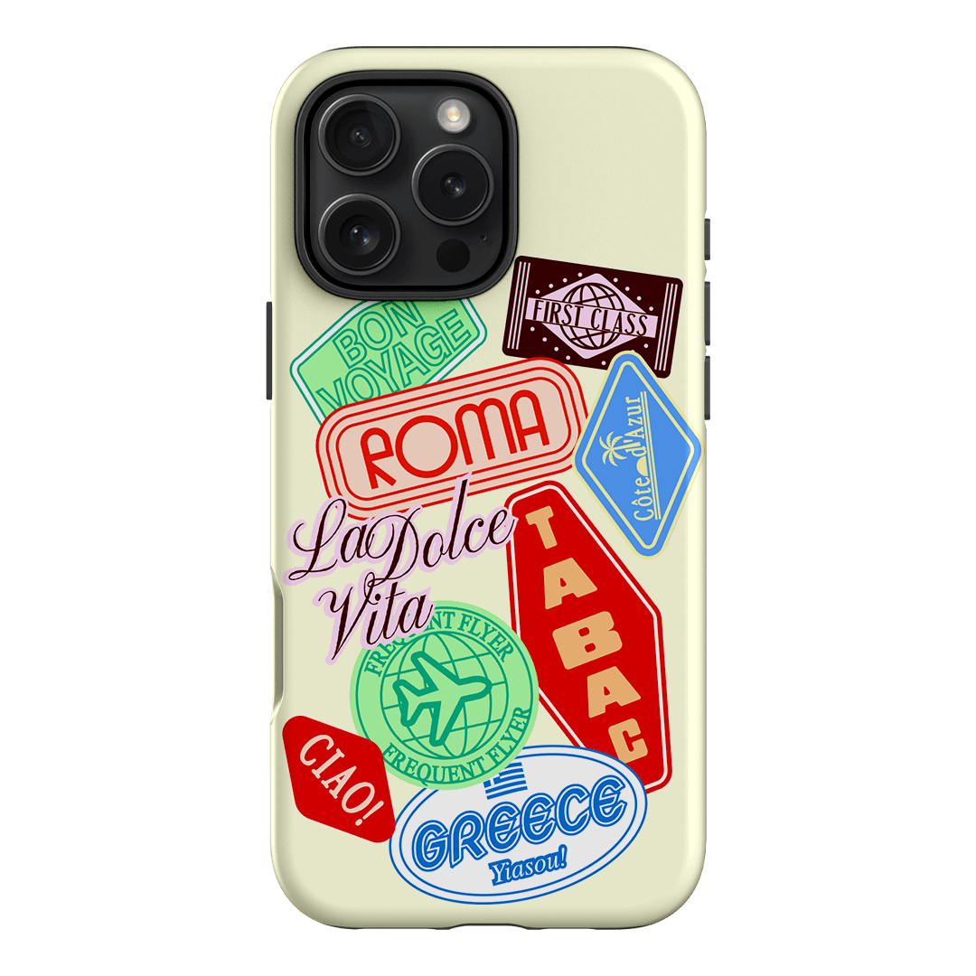 Well Travelled Printed Phone Cases iPhone 16 Pro Max / Armoured by The Dairy - The Dairy