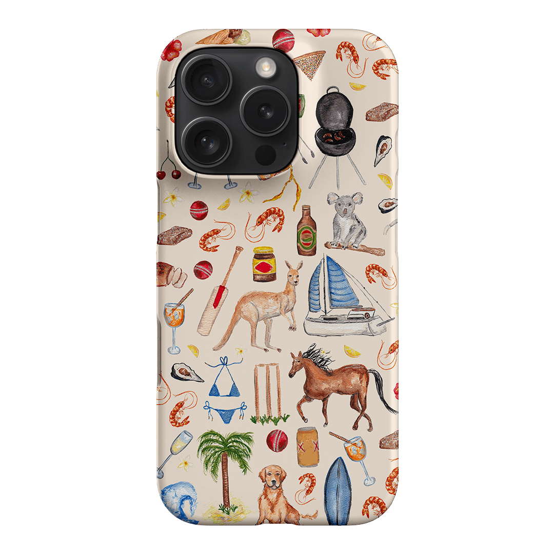 Aussie Icons Printed Phone Cases iPhone 16 Pro / Snap by BG. Studio - The Dairy