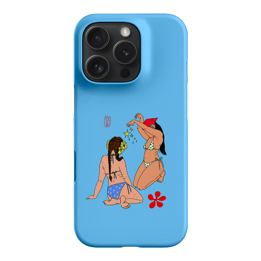 Babe Magic Blue Printed Phone Cases iPhone 16 Pro / Snap by Easty Beasty - The Dairy