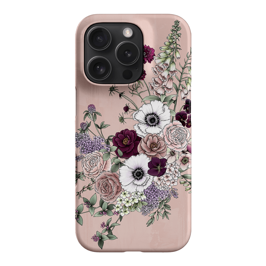 Blush Wildflowers Printed Phone Cases iPhone 16 Pro / Snap by Typoflora - The Dairy