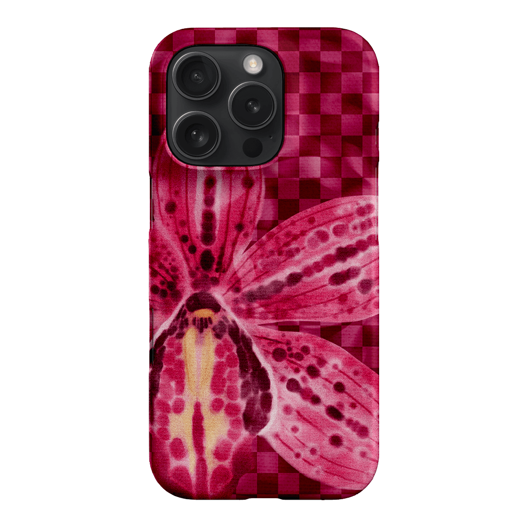Check Orchid Printed Phone Cases iPhone 16 Pro / Snap by Sally Hungerford - The Dairy