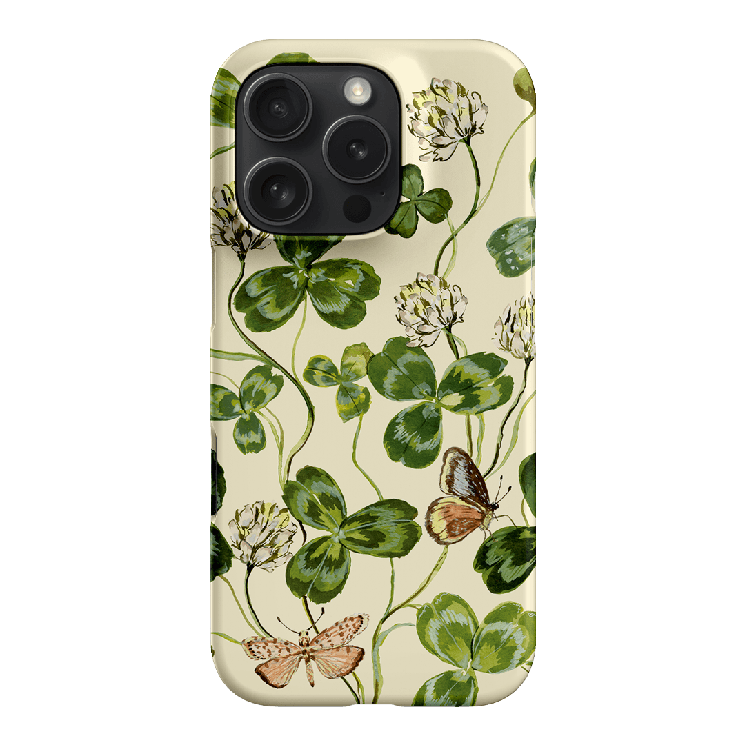 Clover & Butterflies Printed Phone Cases iPhone 16 Pro / Snap by Ellie Mae - The Dairy