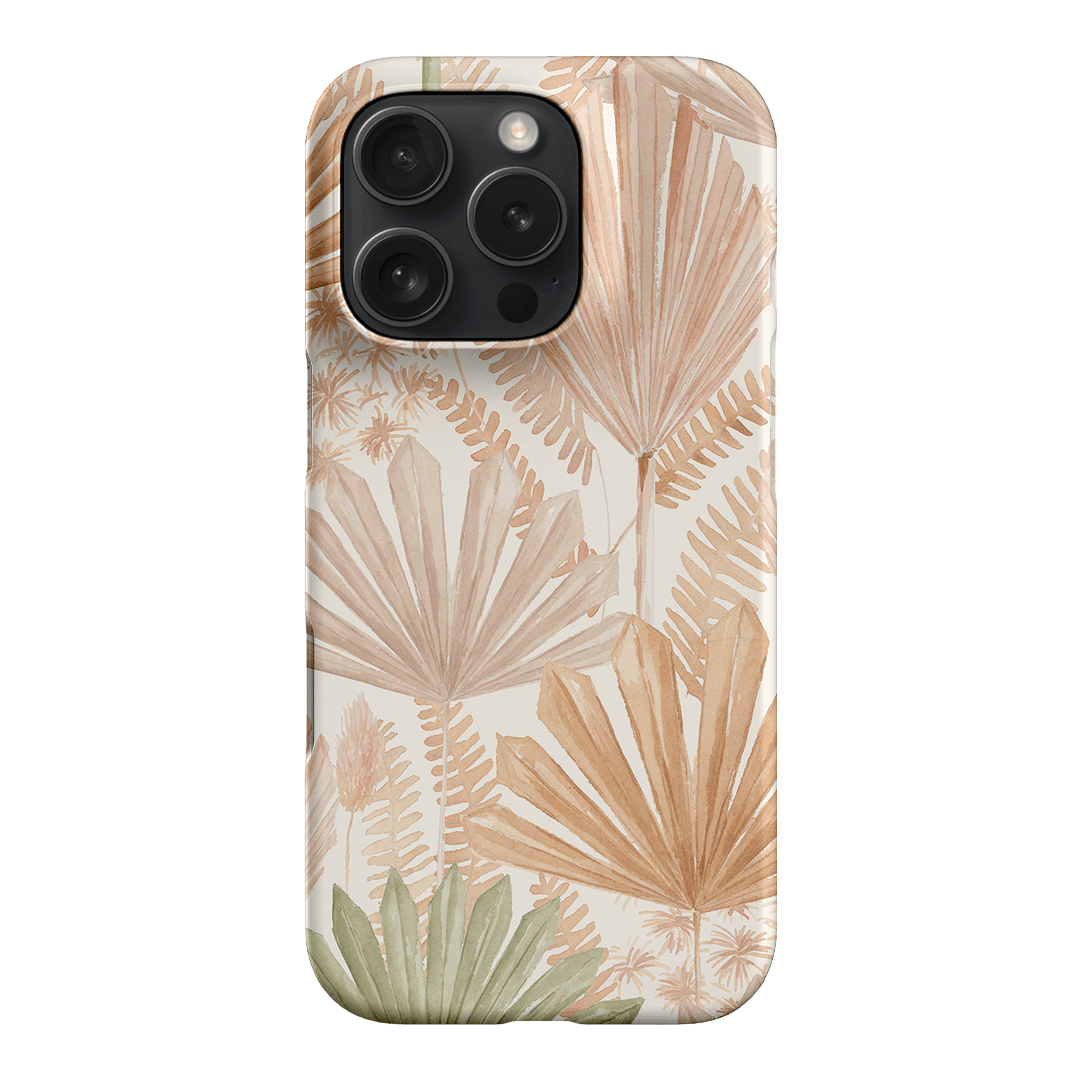 Golden Palm Printed Phone Cases iPhone 16 Pro / Snap by Cass Deller - The Dairy