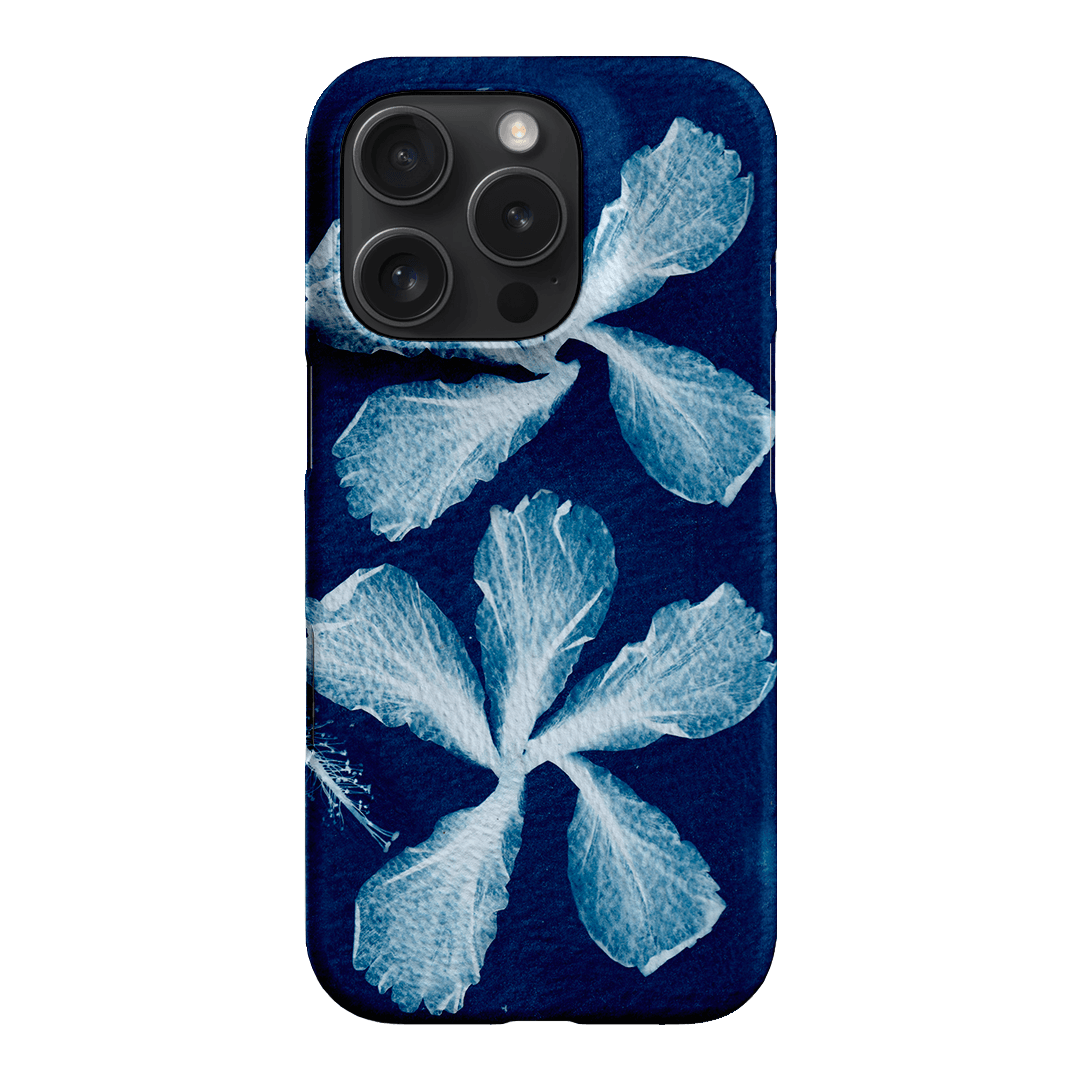 Hibiscus Cyanotype Printed Phone Cases iPhone 16 Pro / Snap by Sally Hungerford - The Dairy