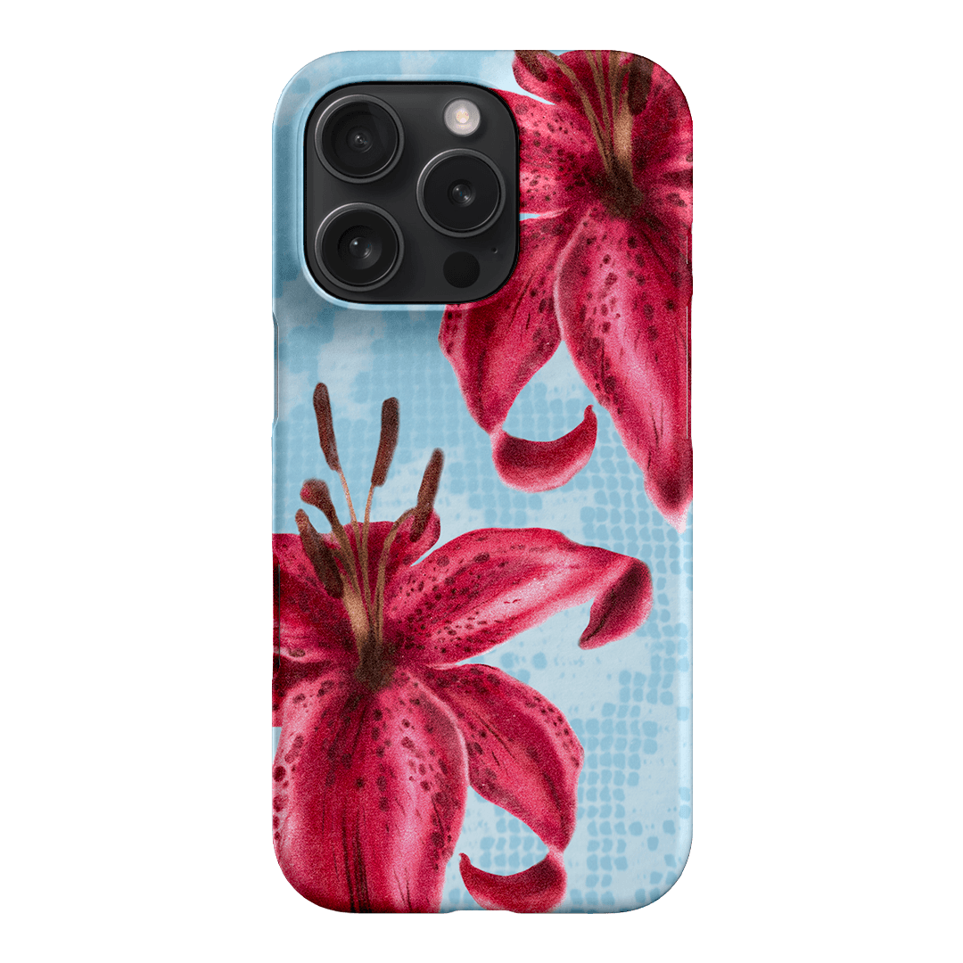 Lillies Printed Phone Cases iPhone 16 Pro / Snap by Sally Hungerford - The Dairy