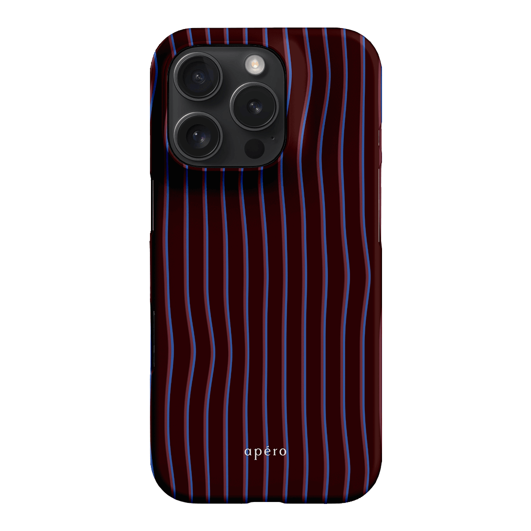 Panama Burgundy Printed Phone Cases iPhone 16 Pro / Snap by Apero - The Dairy