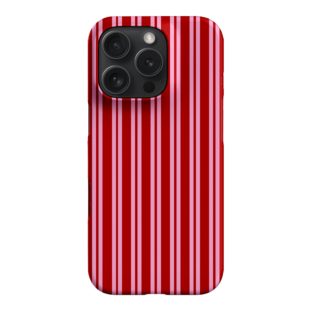 Punch Stripes Printed Phone Cases iPhone 16 Pro / Snap by The Dairy - The Dairy