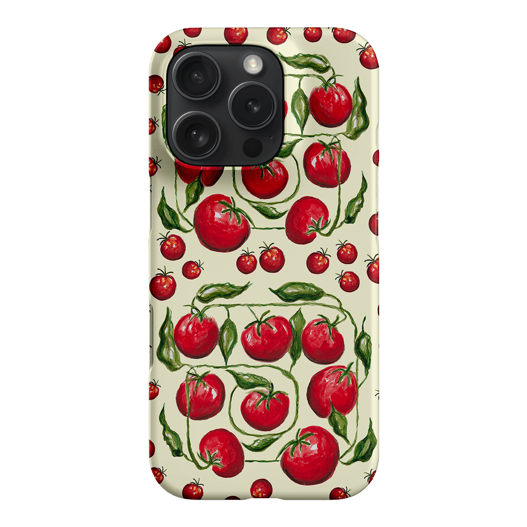 Red Tomatoes Printed Phone Cases iPhone 16 Pro / Snap by BG. Studio - The Dairy