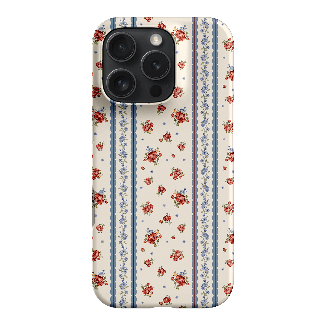 Rose Stripe Printed Phone Cases iPhone 16 Pro / Snap by Kasiags Art - The Dairy