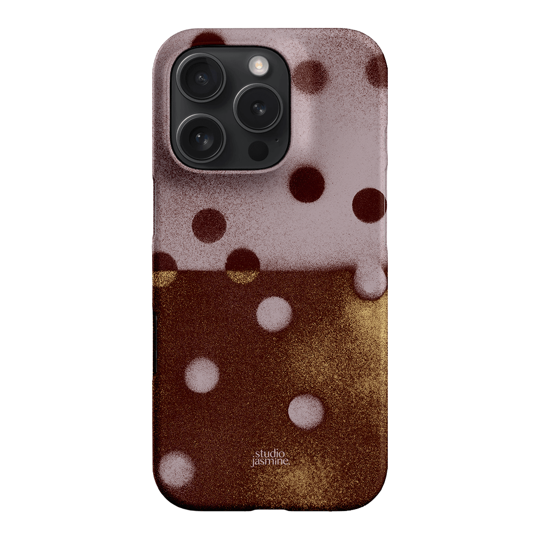 Rust Polka Dot Printed Phone Cases iPhone 16 Pro / Snap by Jasmine Dowling - The Dairy