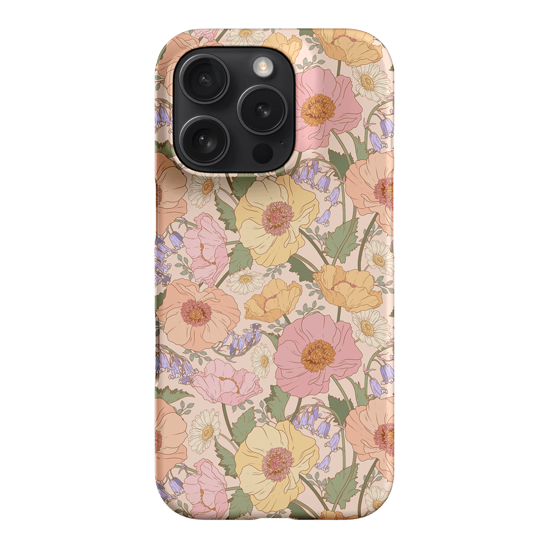 Spring Poppy Printed Phone Cases iPhone 16 Pro / Snap by Kasiags Art - The Dairy