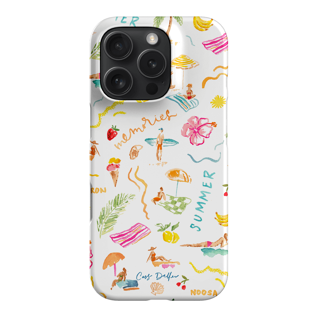 Summer Memories Printed Phone Cases iPhone 16 Pro / Snap by Cass Deller - The Dairy