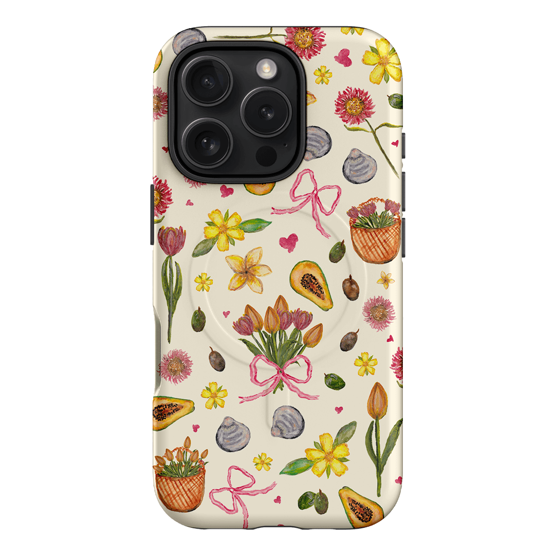 Bouquets & Bows Printed Phone Cases iPhone 16 Pro / Armoured MagSafe by BG. Studio - The Dairy