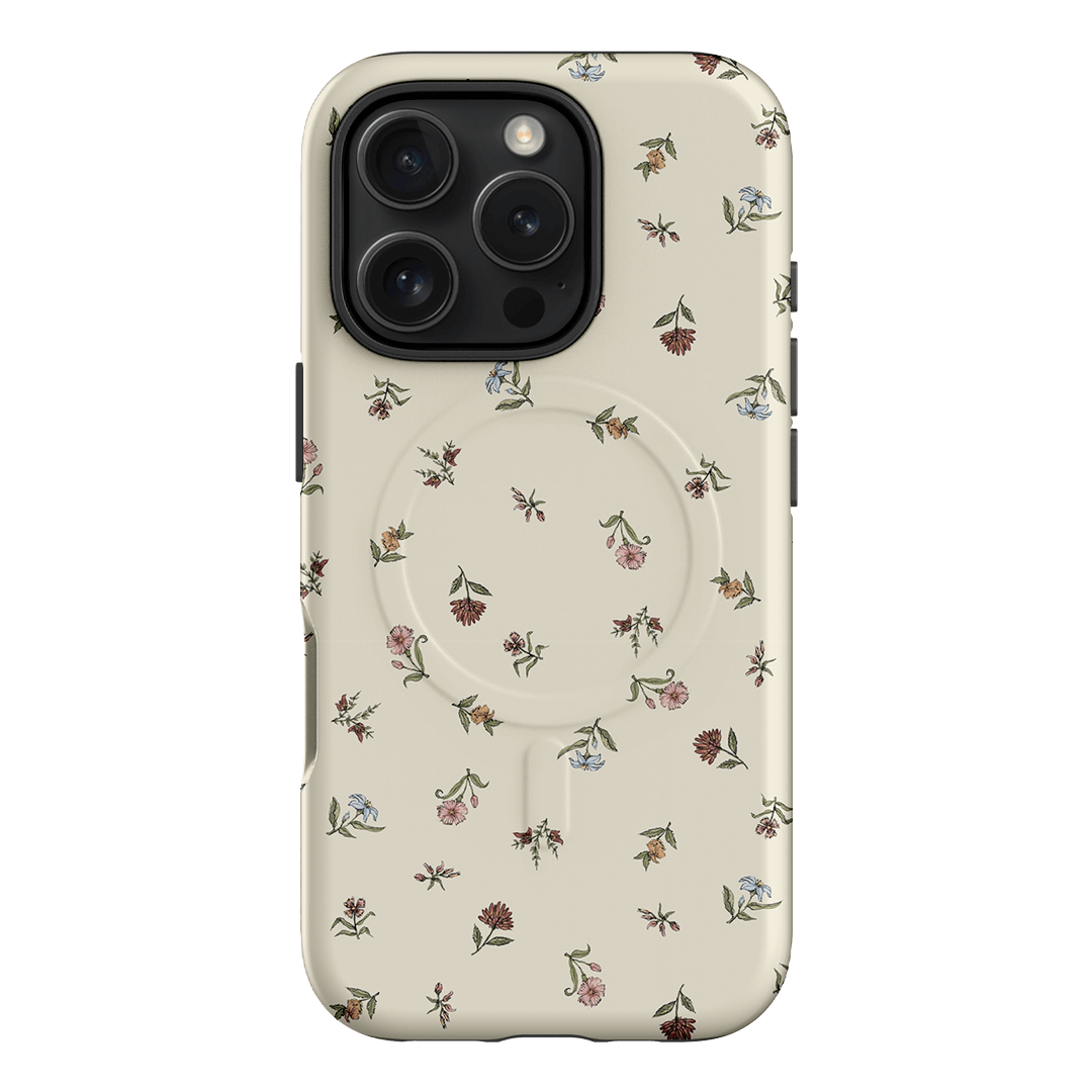 Butter Ditsy Printed Phone Cases iPhone 16 Pro / Armoured MagSafe by Veronica Tucker - The Dairy