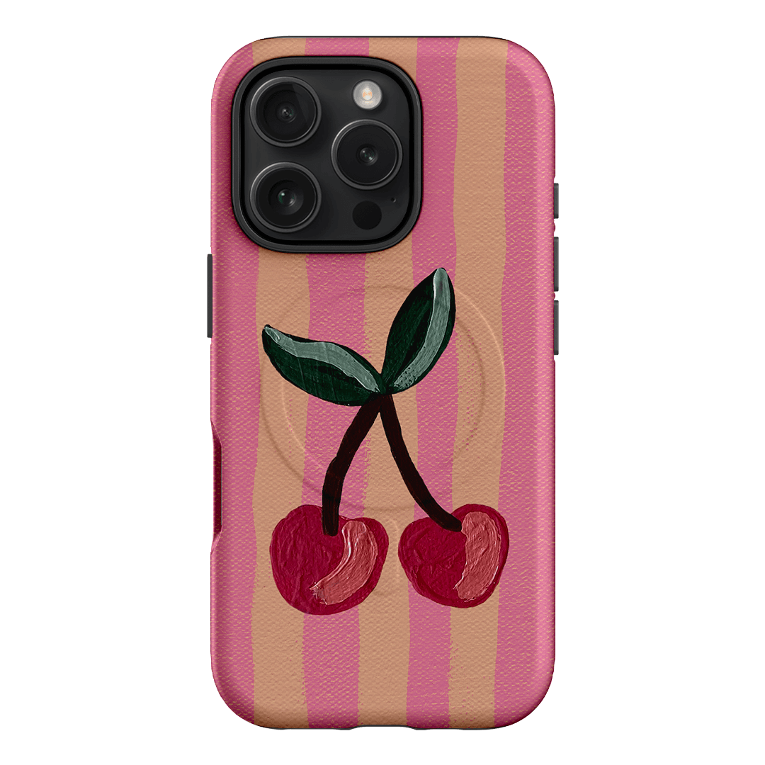 Cherry On Top Printed Phone Cases iPhone 16 Pro / Armoured MagSafe by Amy Gibbs - The Dairy