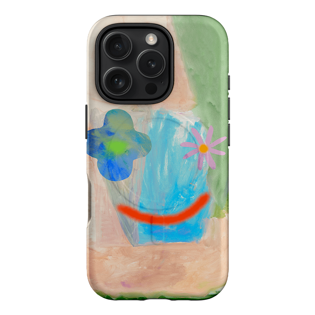 Georgia Flower Printed Phone Cases iPhone 16 Pro / Armoured MagSafe by Kate Eliza - The Dairy