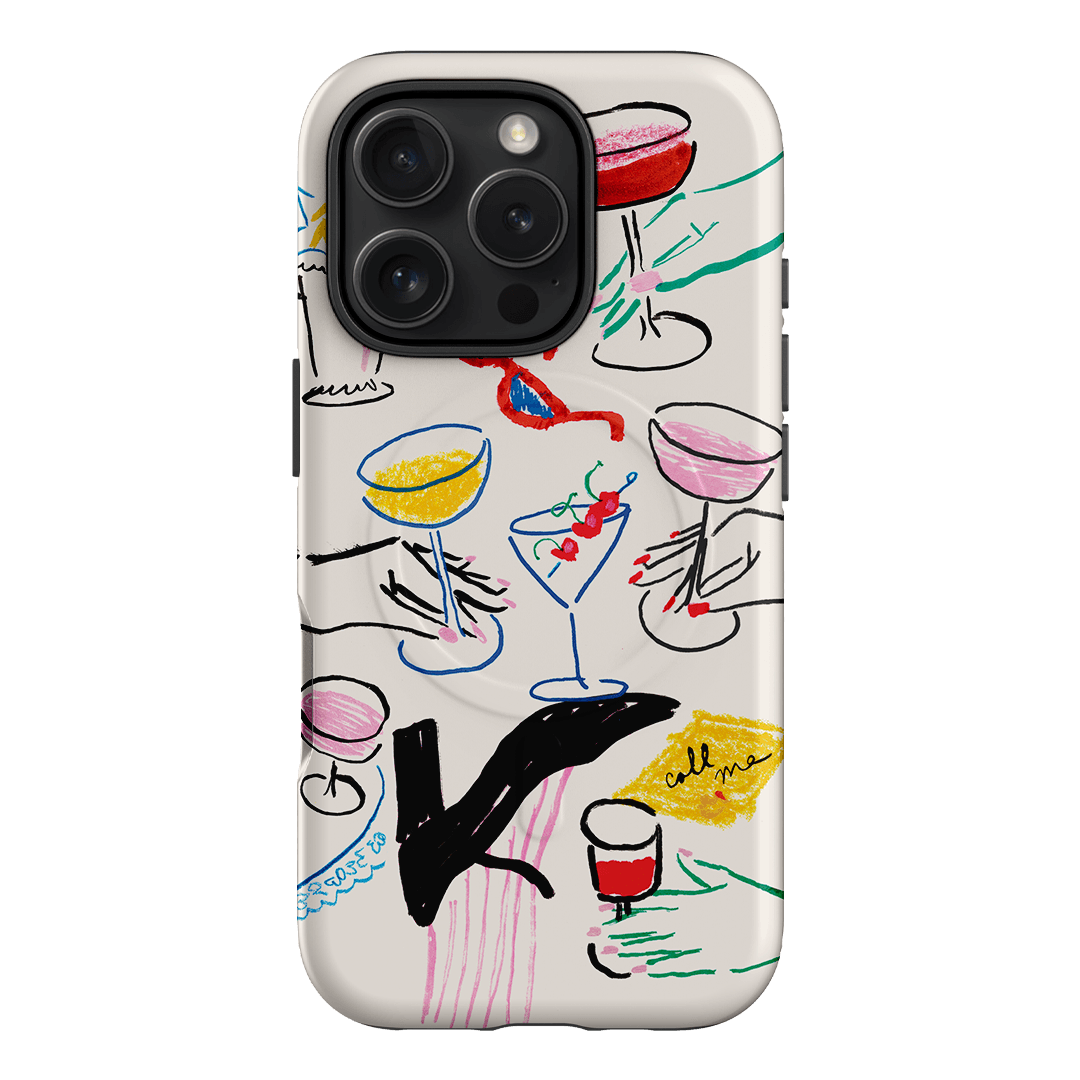 Girls Night Out Printed Phone Cases iPhone 16 Pro / Armoured MagSafe by Phthalo Ruth - The Dairy