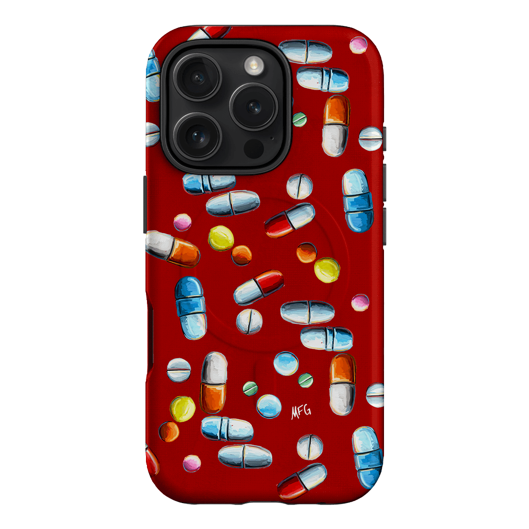 Lil Pills Printed Phone Cases iPhone 16 Pro / Armoured MagSafe by Margarbs Art - The Dairy