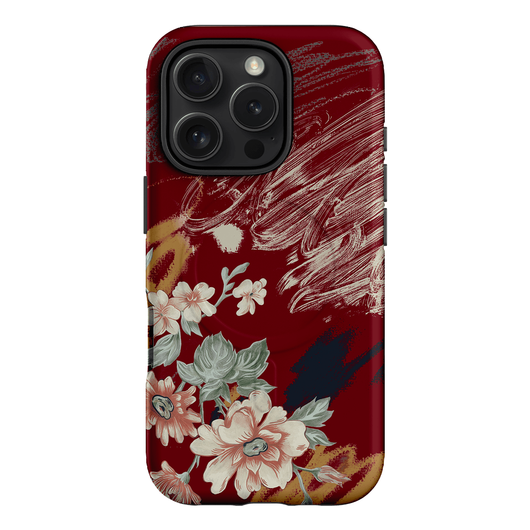 Love Floral Printed Phone Cases iPhone 16 Pro / Armoured MagSafe by Desmond & Dempsey - The Dairy
