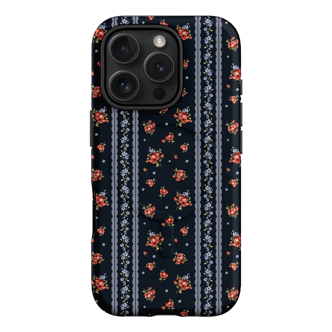 Midnight Stripe Printed Phone Cases iPhone 16 Pro / Armoured MagSafe by Kasiags Art - The Dairy
