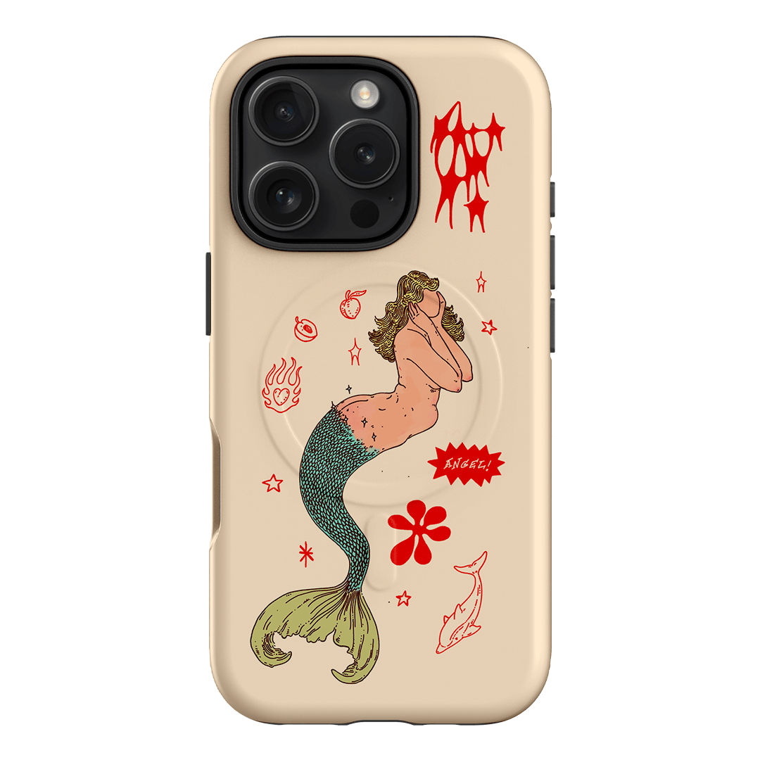 Mimi Cream Printed Phone Cases iPhone 16 Pro / Armoured MagSafe by Easty Beasty - The Dairy