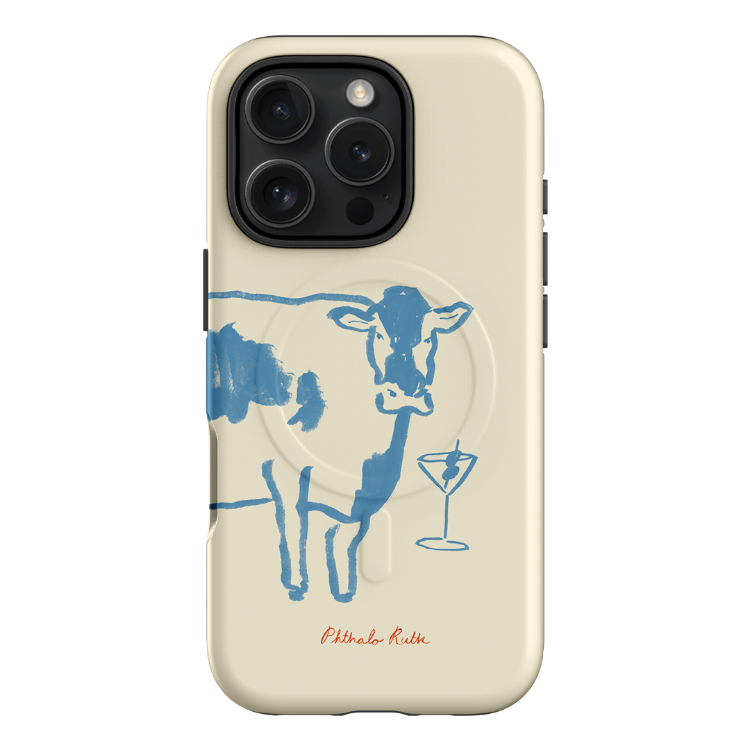 Mootini Blue Printed Phone Cases by Phthalo Ruth - The Dairy
