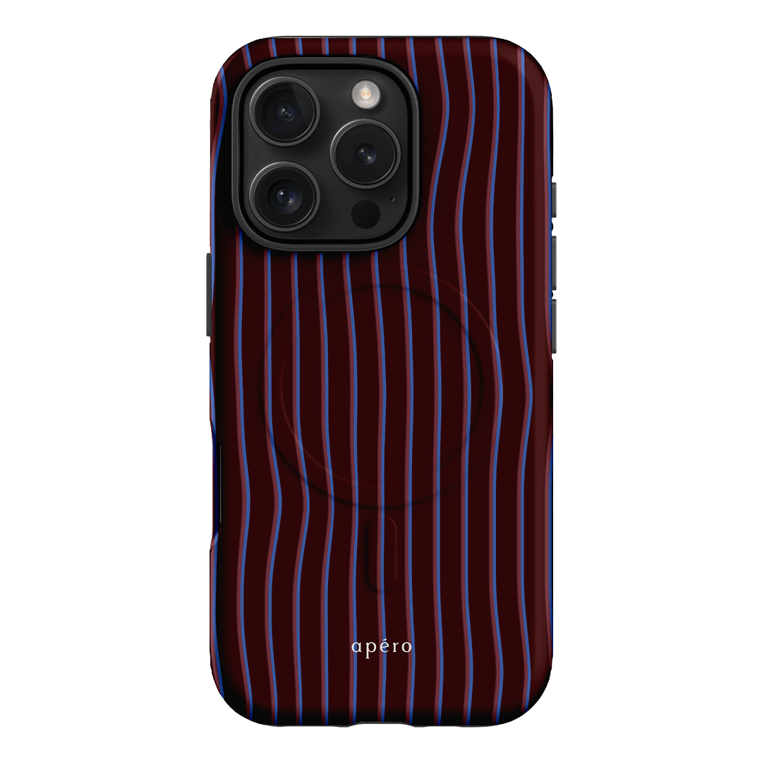 Panama Burgundy Printed Phone Cases iPhone 16 Pro / Armoured MagSafe by Apero - The Dairy