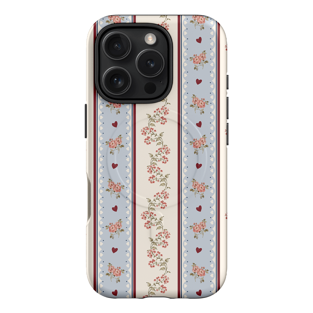Pastel Stripe Printed Phone Cases iPhone 16 Pro / Armoured MagSafe by Kasiags Art - The Dairy