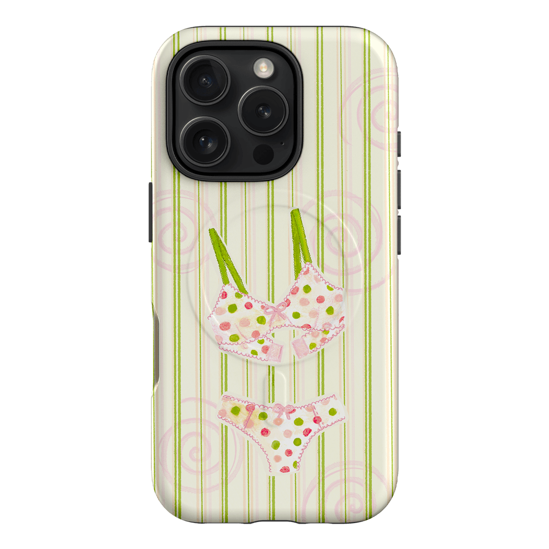 Pistachio Spot Printed Phone Cases iPhone 16 Pro / Armoured MagSafe by Kayla Carr - The Dairy