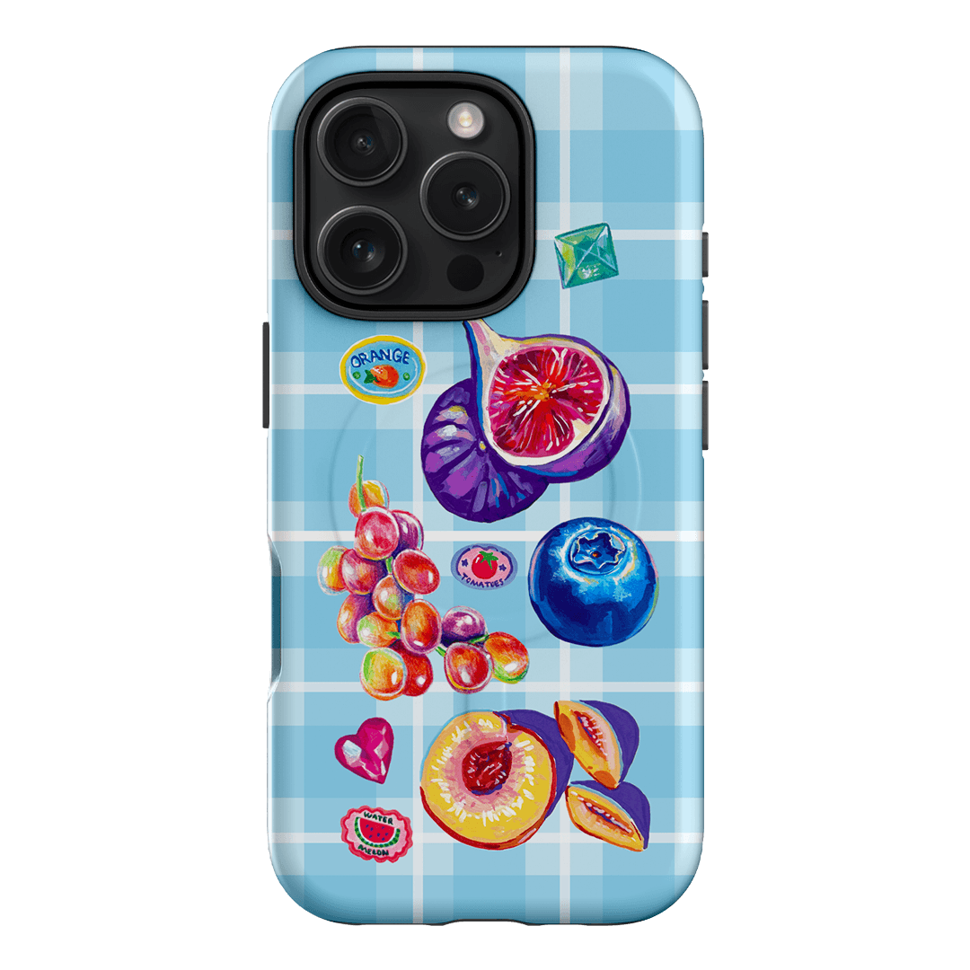 Plaid Picnic Printed Phone Cases iPhone 16 Pro / Armoured MagSafe by Femke Studio - The Dairy
