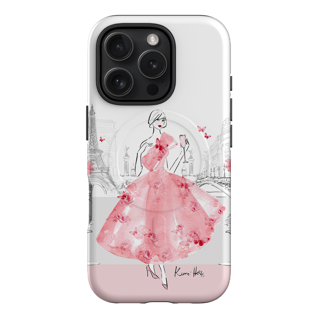 Rose Paris Printed Phone Cases iPhone 16 Pro / Armoured MagSafe by Kerrie Hess - The Dairy