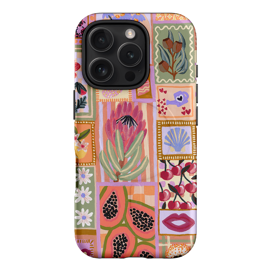 Summer Postcards Printed Phone Cases iPhone 16 Pro / Armoured MagSafe by Amy Gibbs - The Dairy