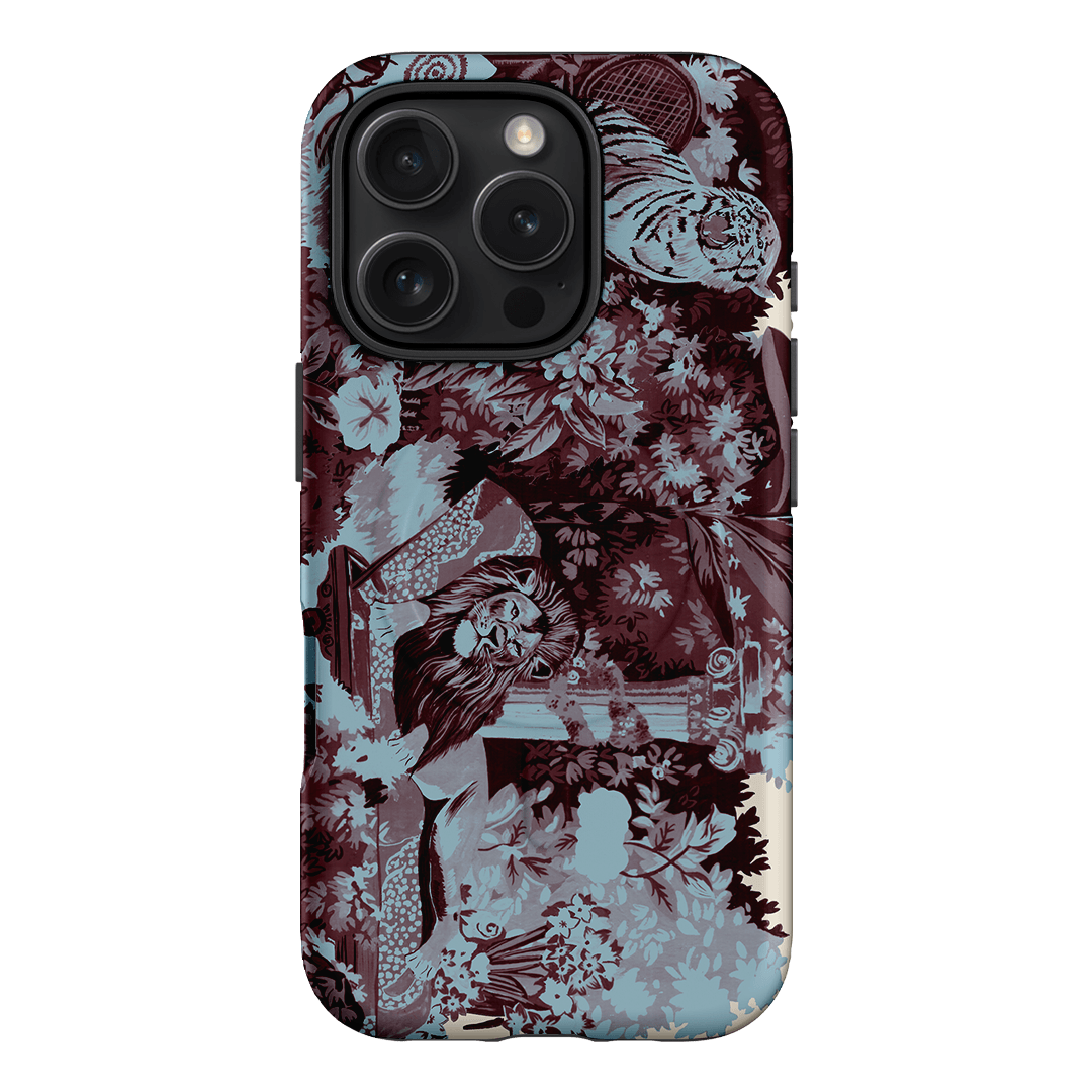 Tippi Blue Printed Phone Cases iPhone 16 Pro / Armoured MagSafe by Desmond & Dempsey - The Dairy